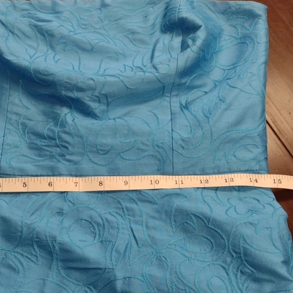 Ann Taylor Blue Strapless Sheath Mini Dress - Picture 11 of 14